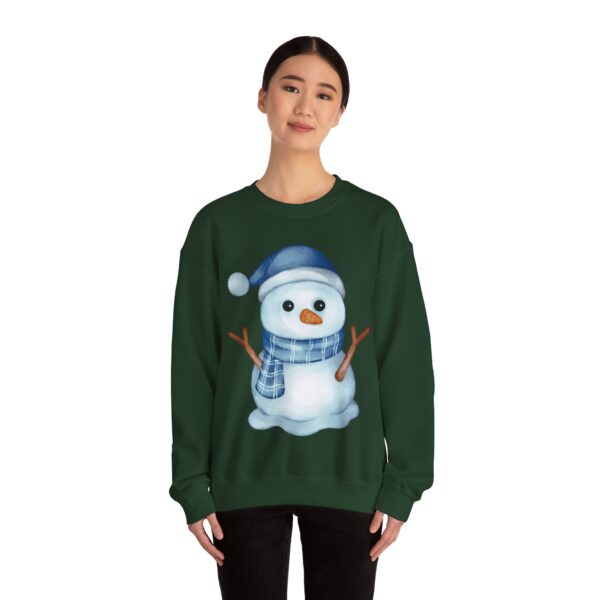 Snowman (blue) Unisex Heavy Blend™ Crewneck Sweatshirt - Image 16