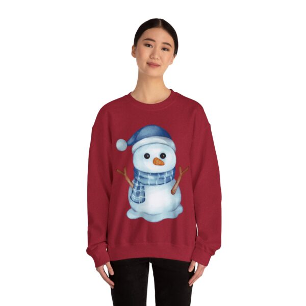 Snowman (blue) Unisex Heavy Blend™ Crewneck Sweatshirt - Image 40