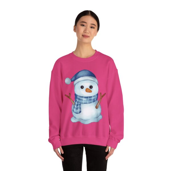 Snowman (blue) Unisex Heavy Blend™ Crewneck Sweatshirt - Image 32