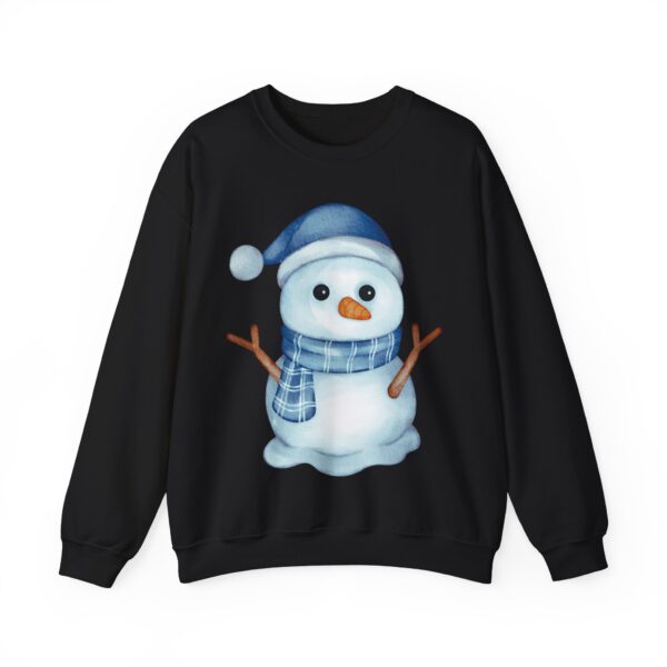 Snowman (blue) Unisex Heavy Blend™ Crewneck Sweatshirt - Image 5