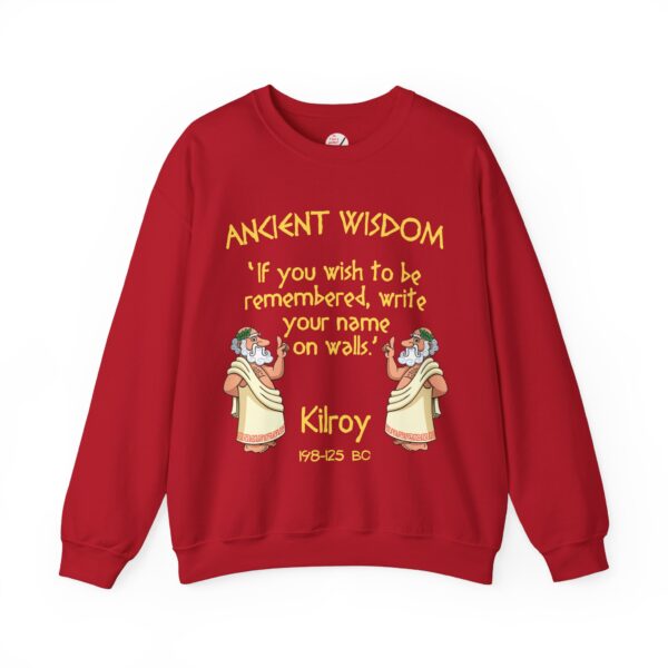 Ancient Wisdom - Kilroy Unisex Heavy Blend™ Crewneck Sweatshirt - Image 16