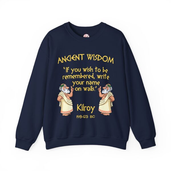 Ancient Wisdom - Kilroy Unisex Heavy Blend™ Crewneck Sweatshirt - Image 7