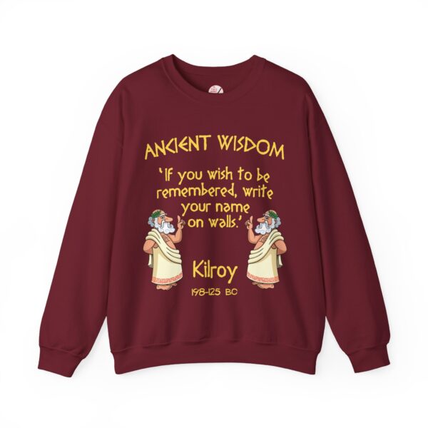 Ancient Wisdom - Kilroy Unisex Heavy Blend™ Crewneck Sweatshirt - Image 15