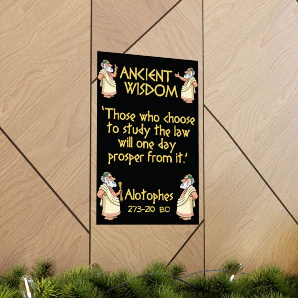Ancient Wisdom - Alotophes: Premium Matte vertical poster - Image 5