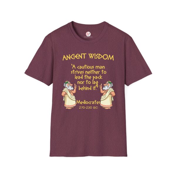 Ancient Wisdom - Mediocrates  Unisex Softstyle T-Shirt - Image 16