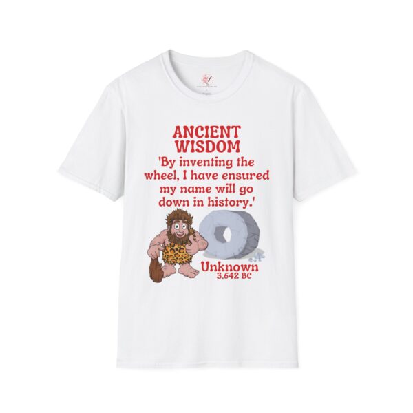 Ancient Wisdom (The wheel): Unisex Softstyle T-Shirt - Image 2