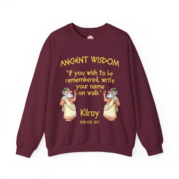 Ancient Wisdom - Kilroy Unisex Heavy Blend™ Crewneck Sweatshirt - Image 4