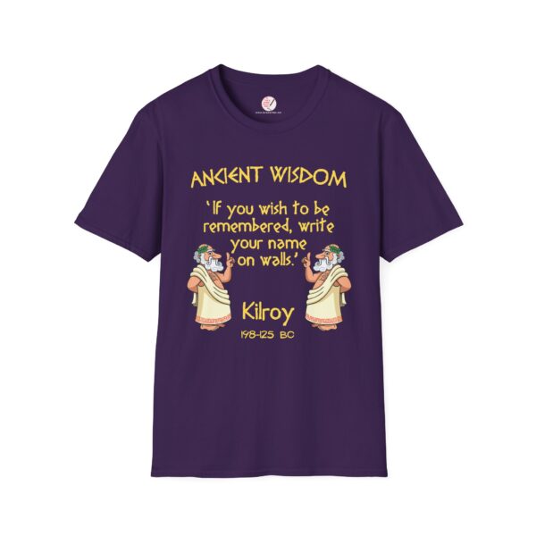 Ancient Wisdom - Kilroy  Unisex Softstyle T-Shirt - Image 15