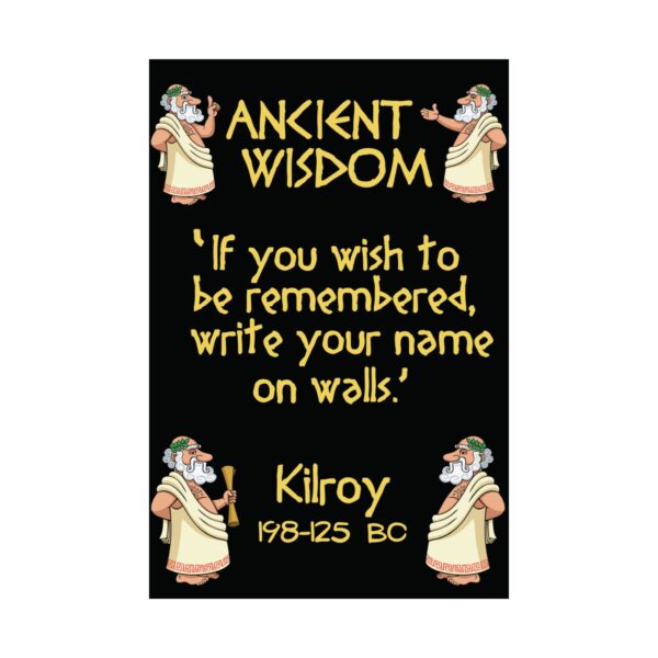 Ancient Wisdom - Kilroy: Premium Matte vertical poster - Image 6