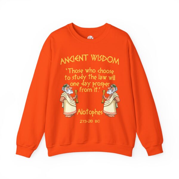 Ancient Wisdom - Alotophes Unisex Heavy Blend™ Crewneck Sweatshirt - Image 3