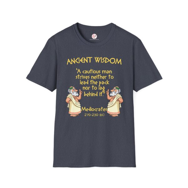 Ancient Wisdom - Mediocrates  Unisex Softstyle T-Shirt - Image 10