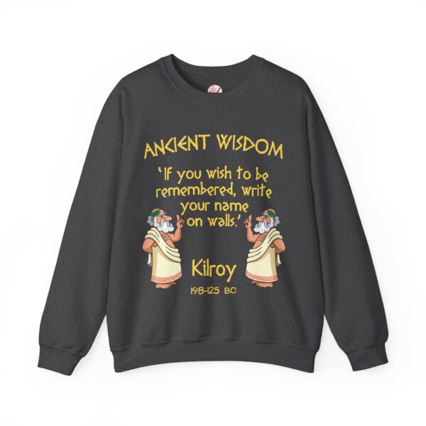 Ancient Wisdom - Kilroy Unisex Heavy Blend™ Crewneck Sweatshirt - Image 6