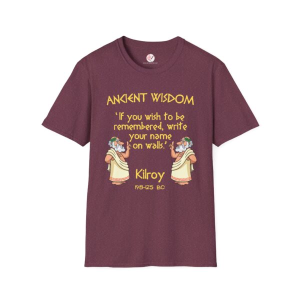 Ancient Wisdom - Kilroy  Unisex Softstyle T-Shirt - Image 16
