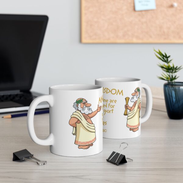 Ancient Wisdom (Dodgines) Ceramic Mug (11oz or 15oz) - Image 5