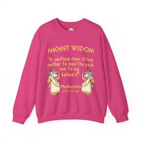 Ancient Wisdom - Mediocrates Unisex Heavy Blend™ Crewneck Sweatshirt - Image 10