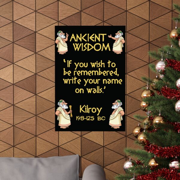 Ancient Wisdom - Kilroy: Premium Matte vertical poster - Image 8