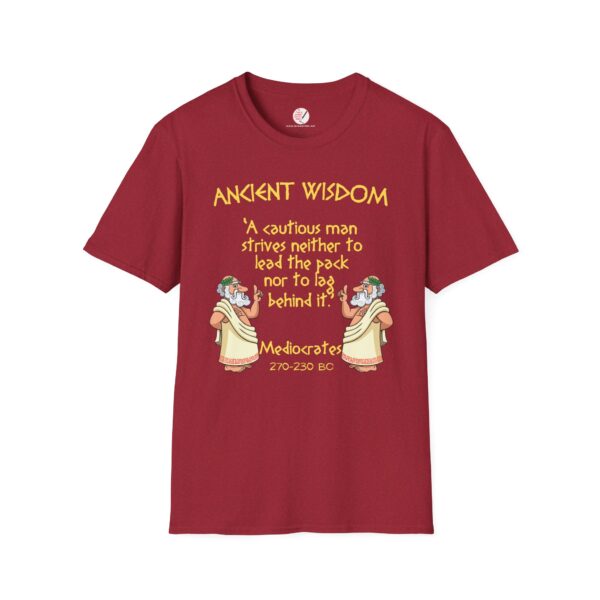 Ancient Wisdom - Mediocrates  Unisex Softstyle T-Shirt - Image 17