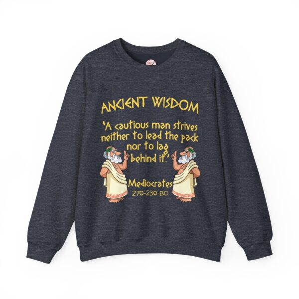 Ancient Wisdom - Mediocrates Unisex Heavy Blend™ Crewneck Sweatshirt - Image 13