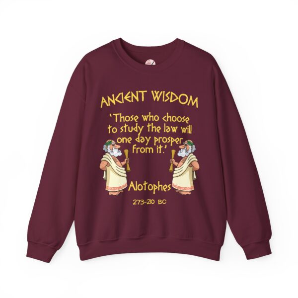 Ancient Wisdom - Alotophes Unisex Heavy Blend™ Crewneck Sweatshirt - Image 4