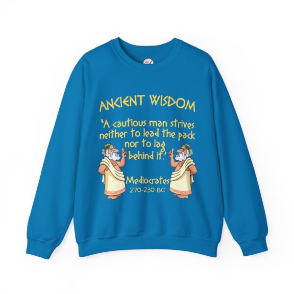 Ancient Wisdom - Mediocrates Unisex Heavy Blend™ Crewneck Sweatshirt - Image 14
