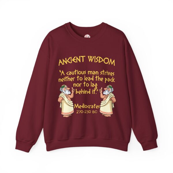 Ancient Wisdom - Mediocrates Unisex Heavy Blend™ Crewneck Sweatshirt - Image 16