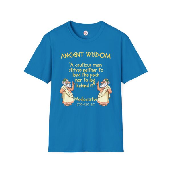 Ancient Wisdom - Mediocrates  Unisex Softstyle T-Shirt - Image 13