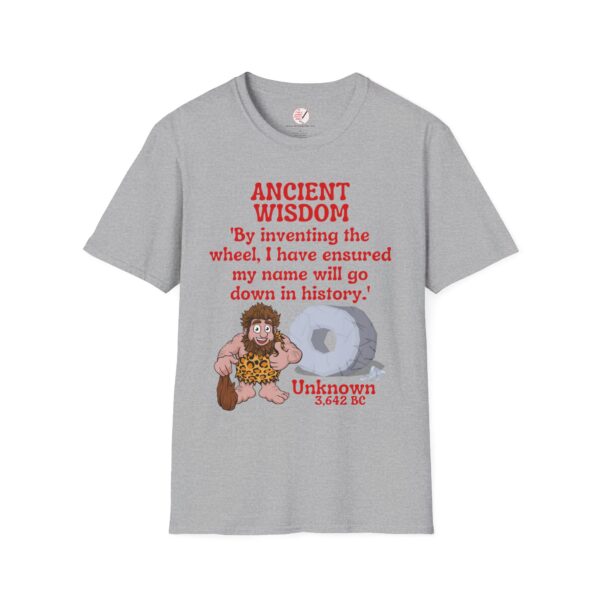 Ancient Wisdom (The wheel): Unisex Softstyle T-Shirt - Image 4