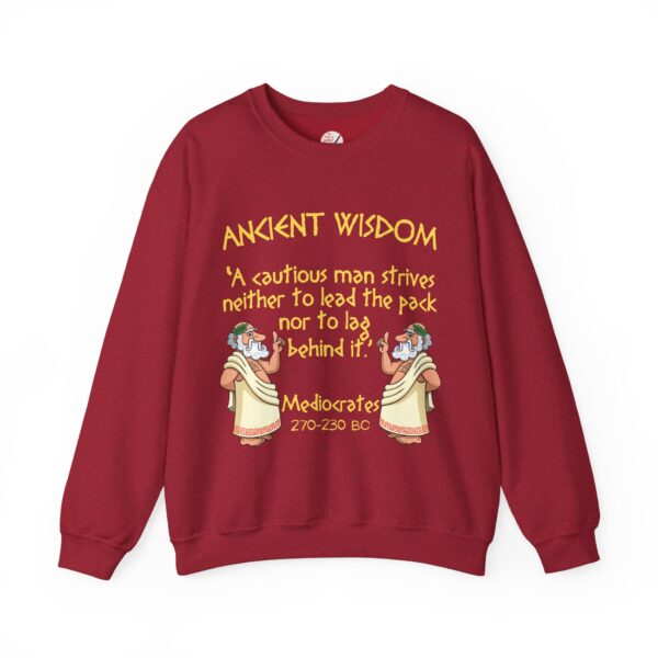 Ancient Wisdom - Mediocrates Unisex Heavy Blend™ Crewneck Sweatshirt - Image 15
