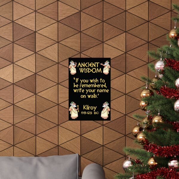 Ancient Wisdom - Kilroy: Premium Matte vertical poster - Image 4