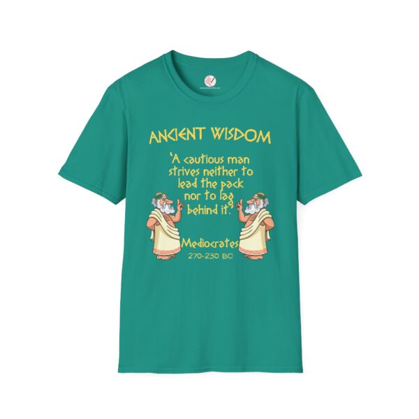 Ancient Wisdom - Mediocrates  Unisex Softstyle T-Shirt - Image 12