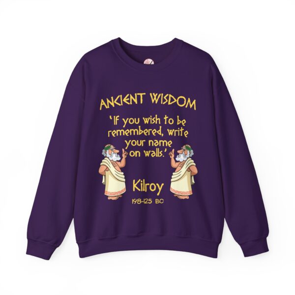 Ancient Wisdom - Kilroy Unisex Heavy Blend™ Crewneck Sweatshirt - Image 8