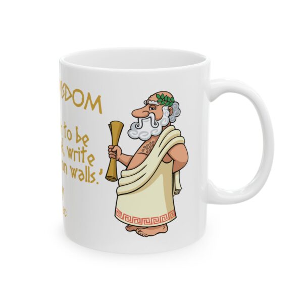 Ancient Wisdom (Kilroy) Ceramic Mug (11oz or 15oz) - Image 3