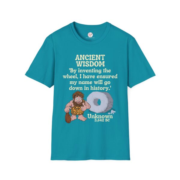 Ancient Wisdom (The wheel): Unisex Softstyle T-Shirt - Image 15