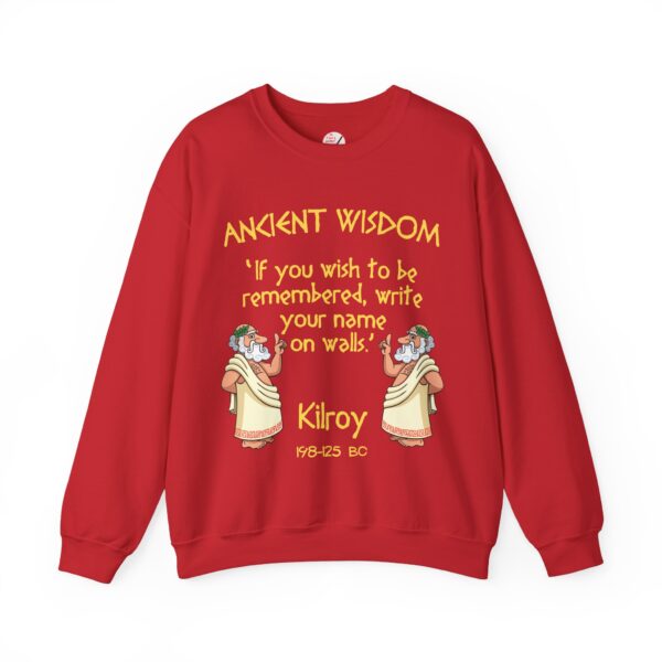 Ancient Wisdom - Kilroy Unisex Heavy Blend™ Crewneck Sweatshirt - Image 10