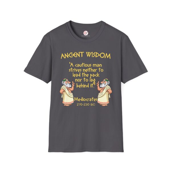 Ancient Wisdom - Mediocrates  Unisex Softstyle T-Shirt - Image 7