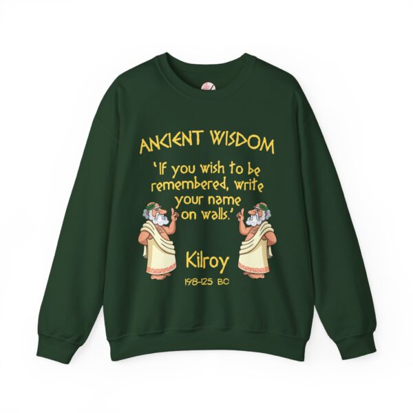 Ancient Wisdom - Kilroy Unisex Heavy Blend™ Crewneck Sweatshirt - Image 5