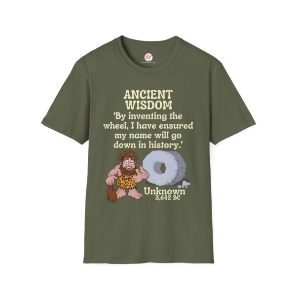 Ancient Wisdom (The wheel): Unisex Softstyle T-Shirt - Image 6