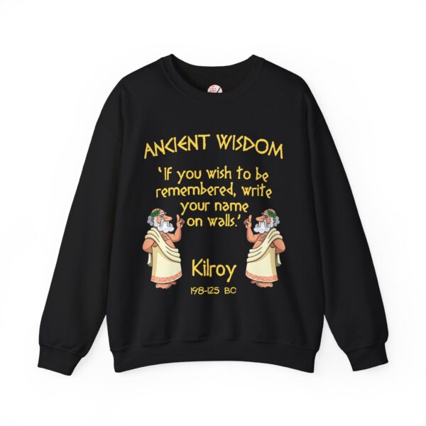 Ancient Wisdom - Kilroy Unisex Heavy Blend™ Crewneck Sweatshirt - Image 2