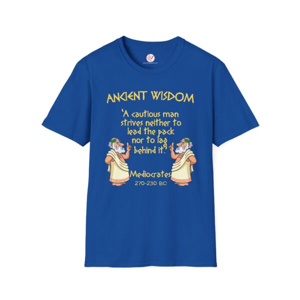 Ancient Wisdom - Mediocrates  Unisex Softstyle T-Shirt - Image 8