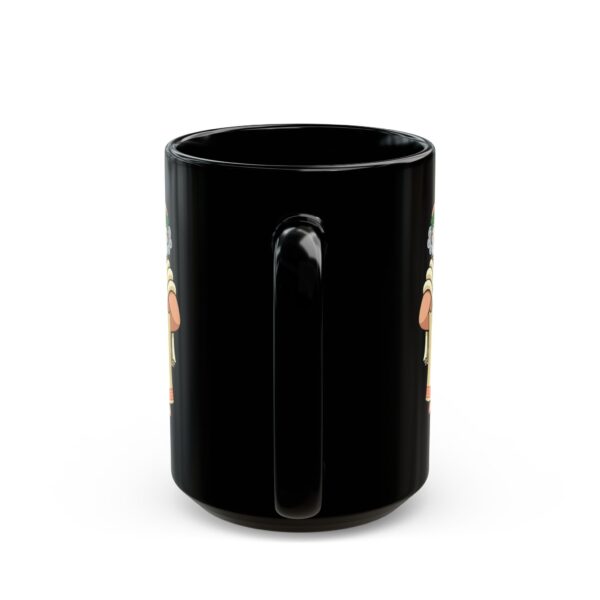Ancient Wisdom (Dodgines, yellow letters) Black Ceramic Mug (11oz or 15oz) - Image 8